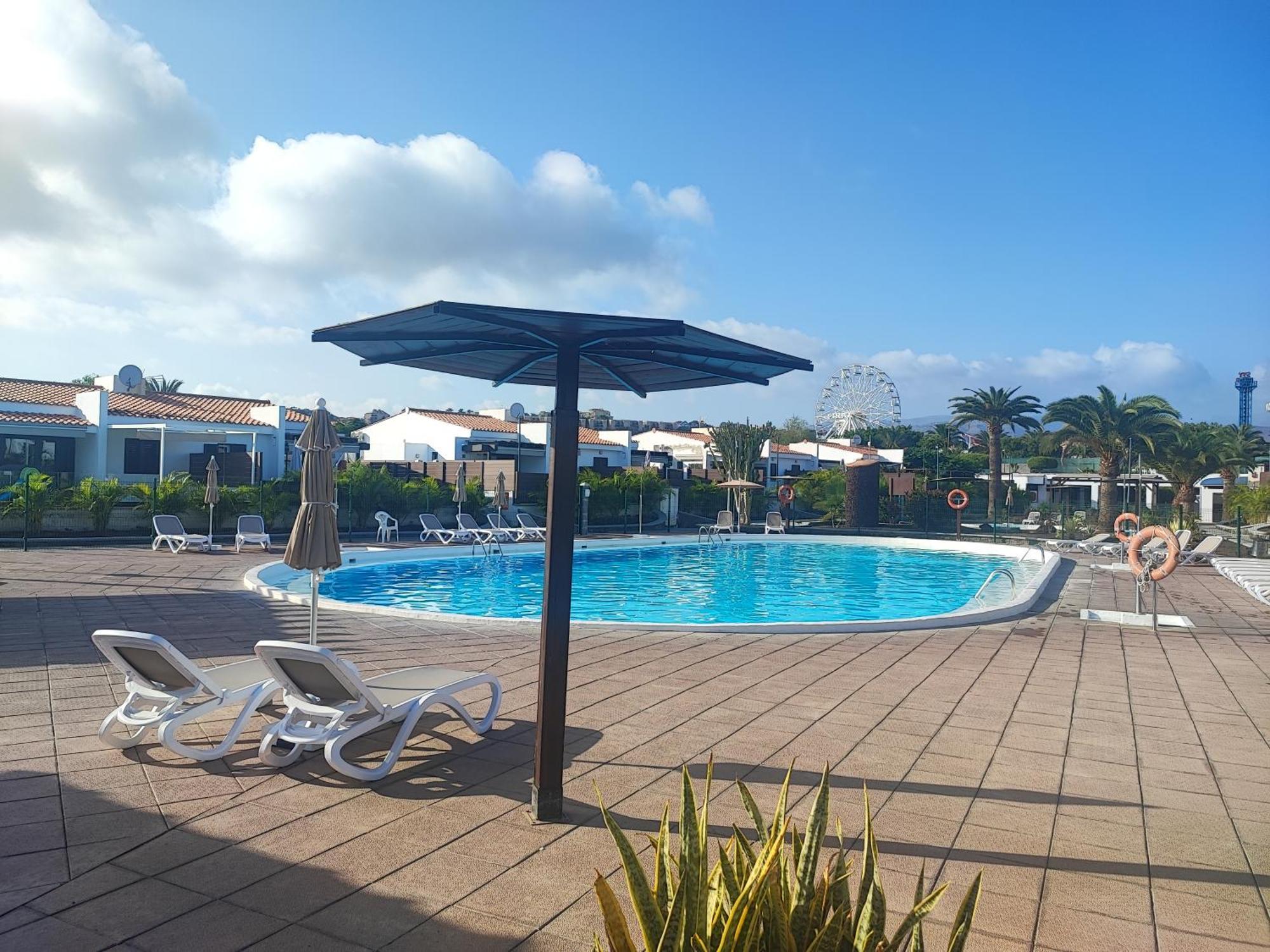 Bungalow Maspalomas Golf Con Jacuzzi, Piscina Y Jardin San Bartolomé Ngoại thất bức ảnh